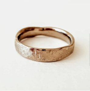 750er Weißgoldring